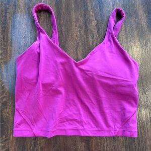 lululemon athletica Bright Magenta V-Neck Bralette work out top